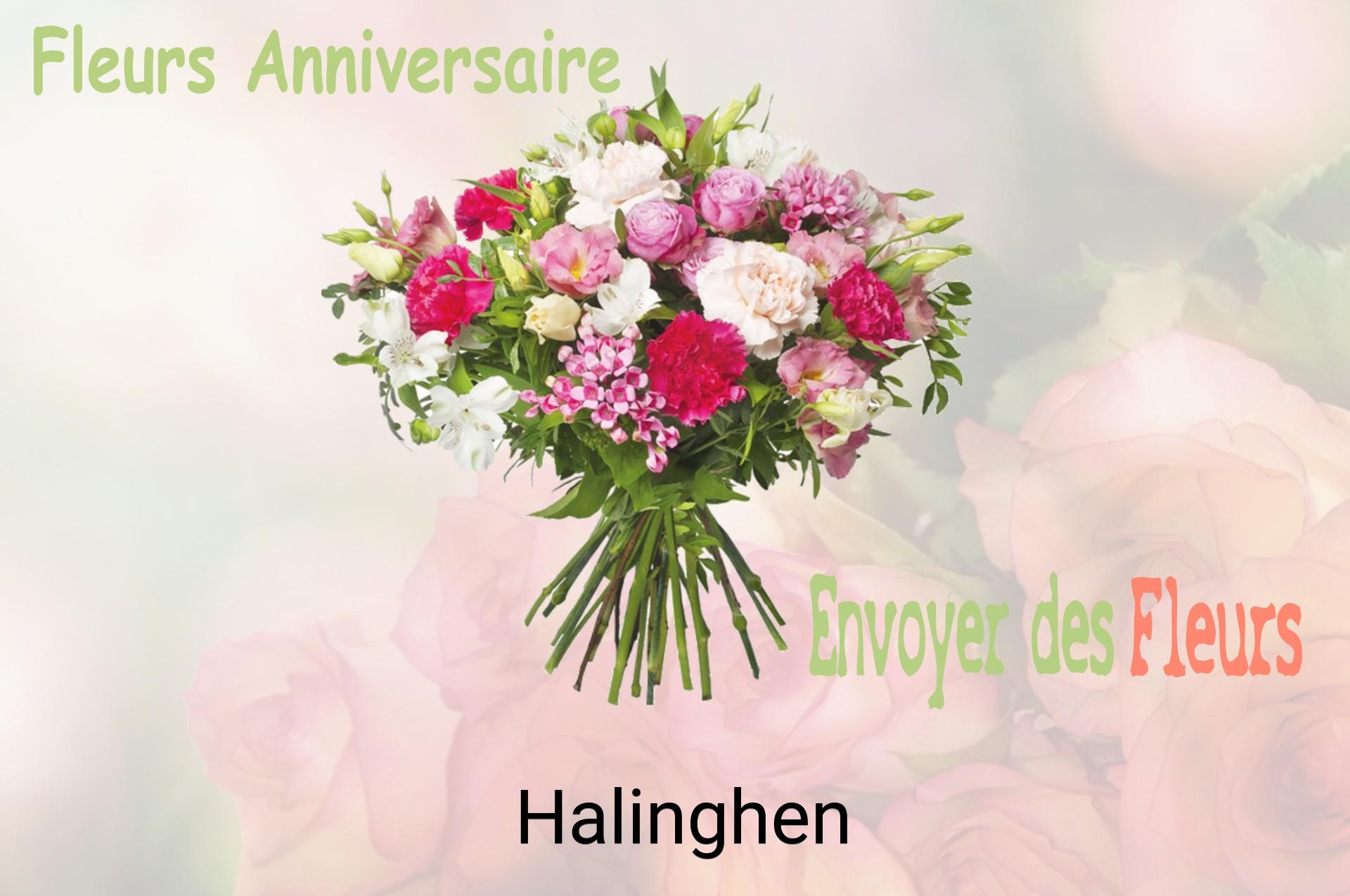 Bouquet de fleurs d’anniversaire livré à Halinghen