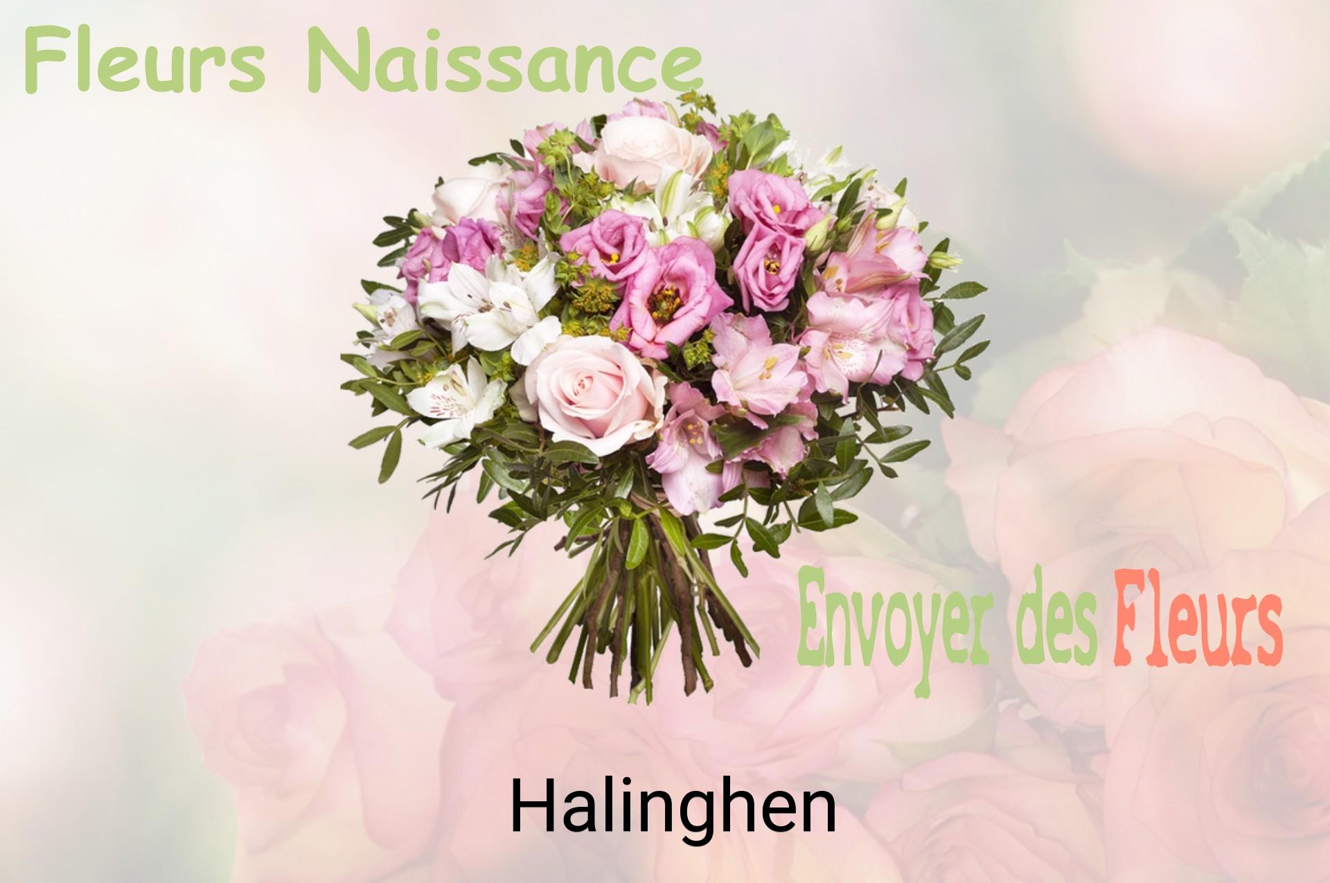 Bouquet de fleurs de naissance livré à Halinghen